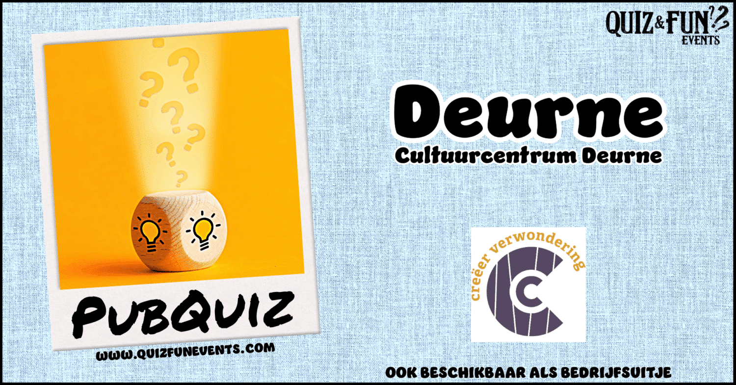 PubQuiz Deurne 29 maart